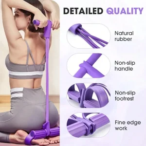 4 foot pedal resistance bands