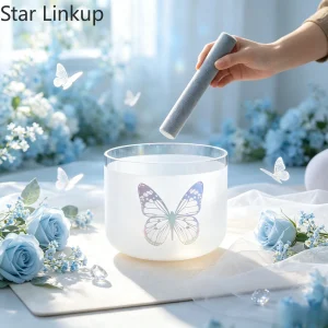 Butterfly Cosmic Crystal Singing Bowl