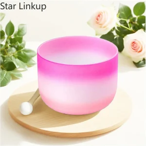 Natural Pink Quartz  Singing Bowl